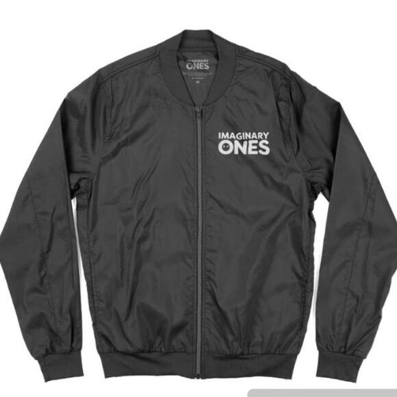IO Imaginary Ones Bomber Jacket Black S Nwt - Picture 1 of 5